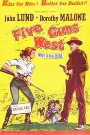 Five Guns West' Poster