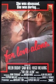 For Love Alone Poster