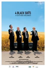 4 Black Suits' Poster