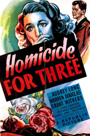 Homicide for Three' Poster