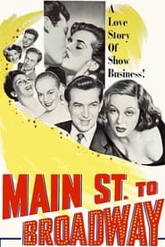 Main Street to Broadway' Poster