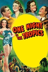 One Night in the Tropics' Poster