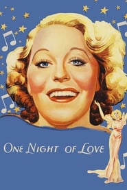 One Night of Love' Poster