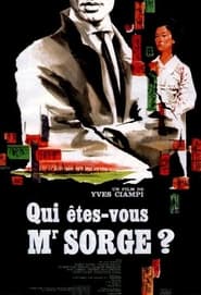 Who Are You Mr Sorge' Poster