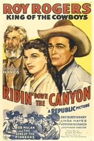 Ridin Down the Canyon' Poster