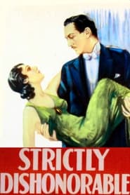 Strictly Dishonorable' Poster