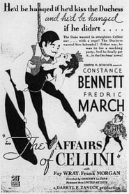 The Affairs of Cellini' Poster