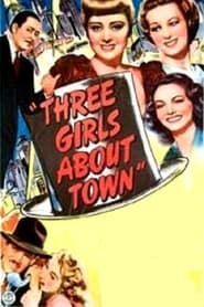 Three Girls About Town' Poster