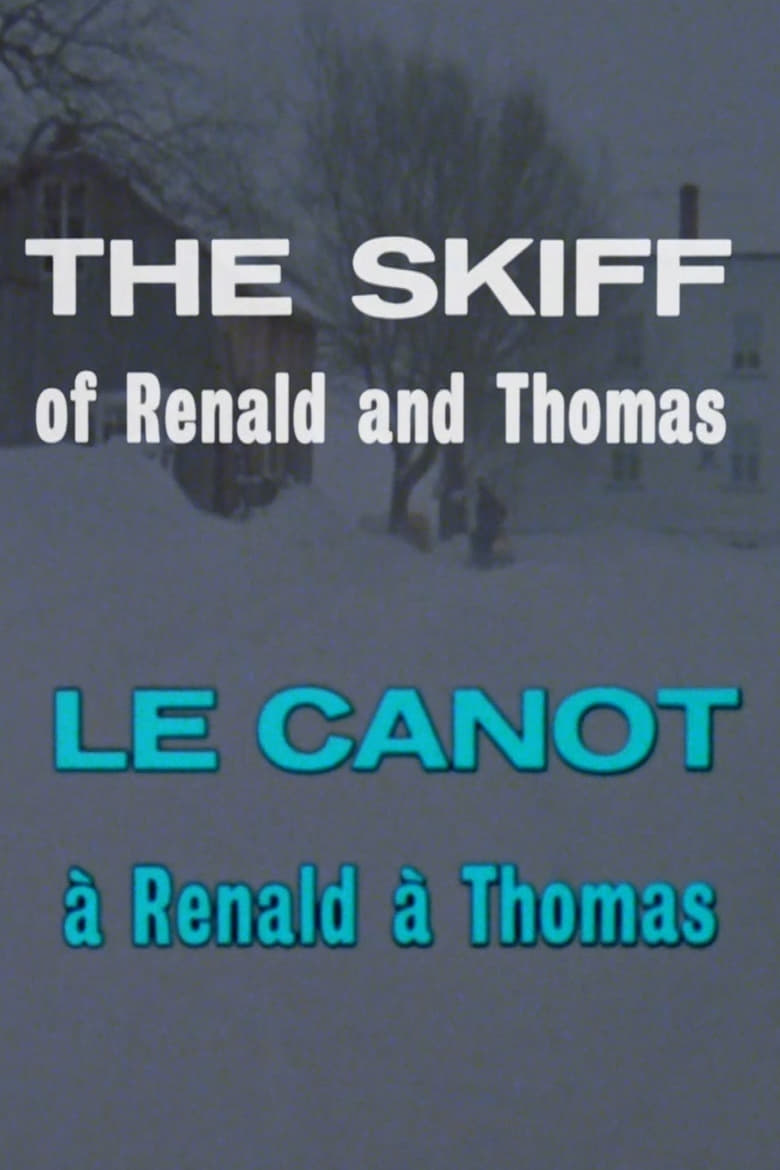 Le canot à Renald à Thomas Poster