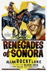 Renegades of Sonora' Poster