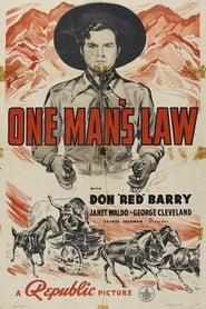 One Mans Law' Poster