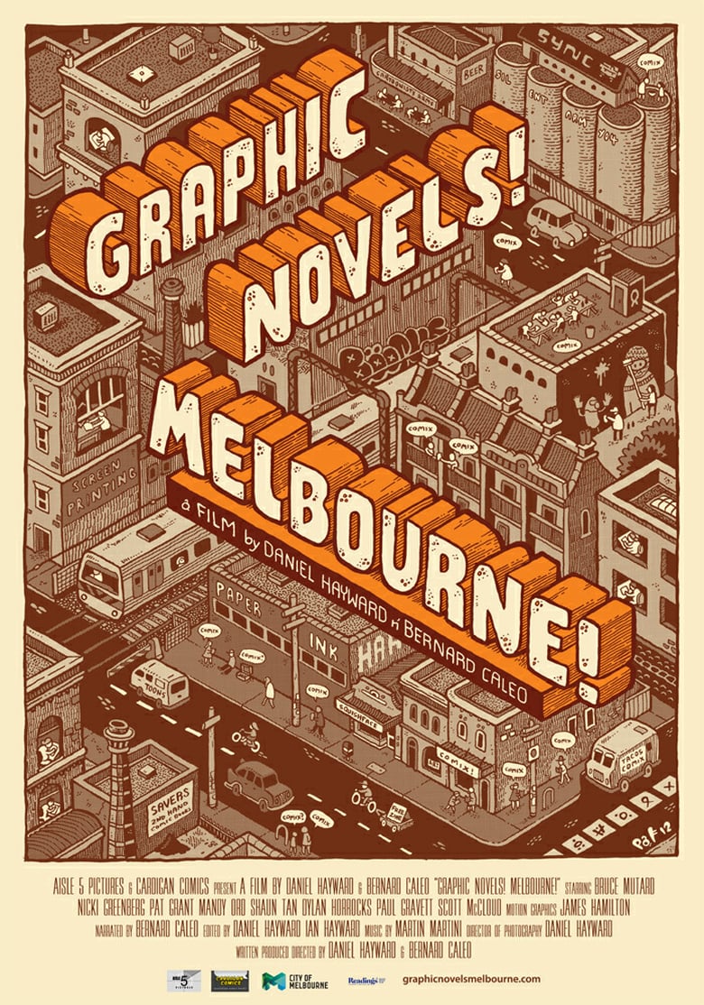 Graphic Novels! Melbourne! Poster