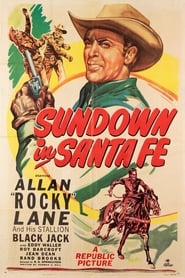 Sundown in Santa Fe' Poster