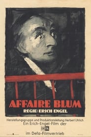 The Blum Affair' Poster