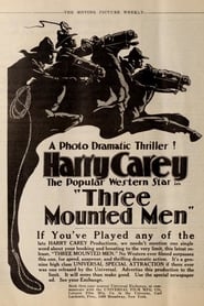 Three Mounted Men' Poster