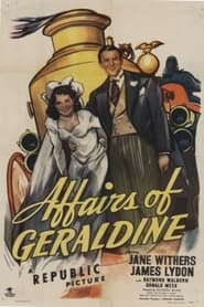 Affairs of Geraldine' Poster
