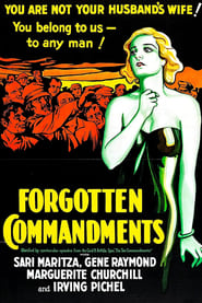 Forgotten Commandments' Poster