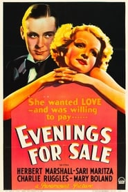 Evenings for Sale' Poster