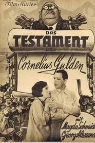 The Testament of Cornelius Gulden' Poster