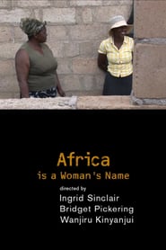 Africa is a Womans Name' Poster
