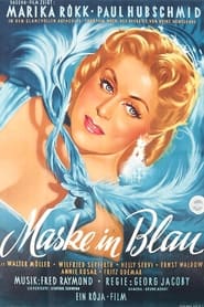 Mask in Blue' Poster