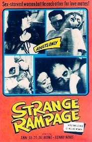 Strange Rampage' Poster