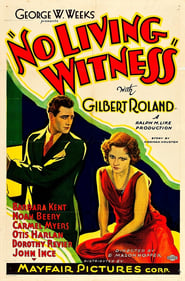 No Living Witness' Poster