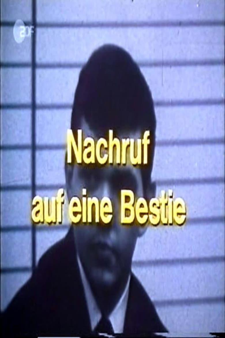 Nachruf auf eine Bestie Poster