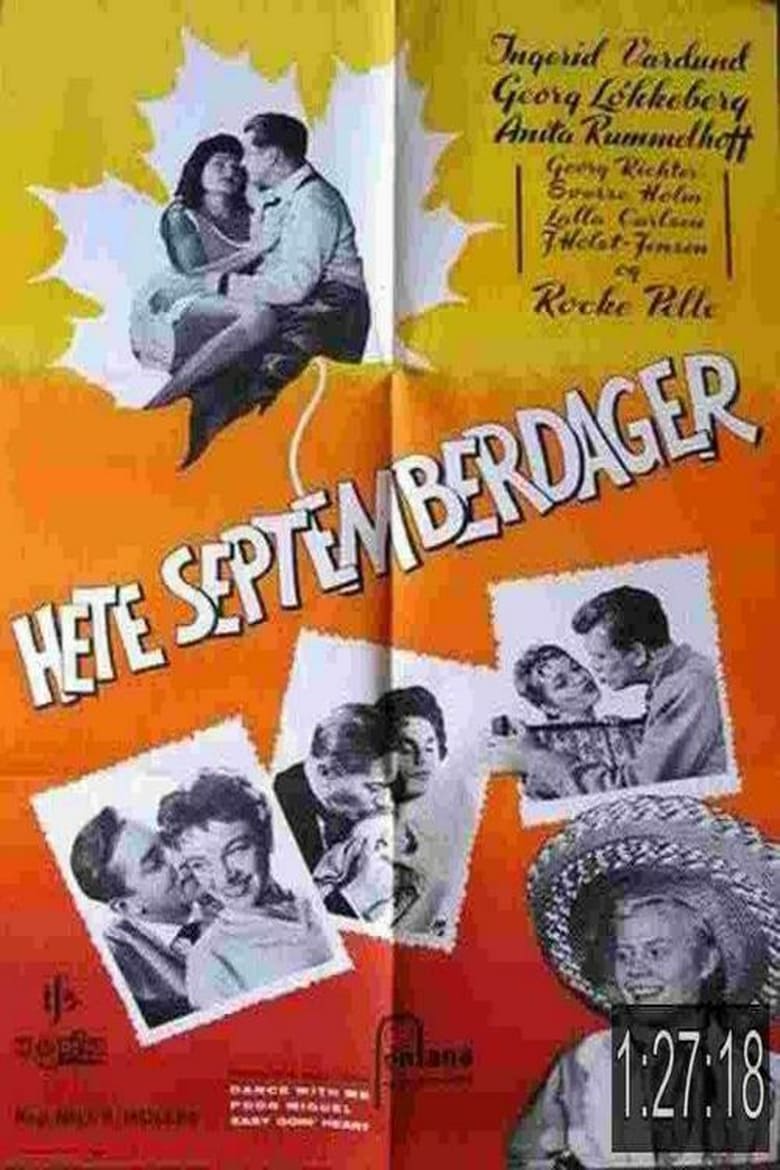 Hete septemberdager Poster