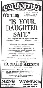 Is Your Daughter Safe' Poster