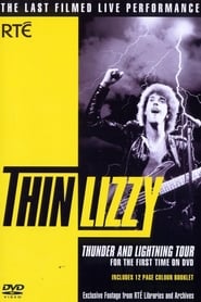Thin Lizzy Thunder and Lightning Tour' Poster