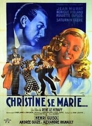 Christine se marie' Poster