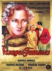 Visages de femmes' Poster