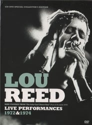 Lou Reed Live Performances 1972  1974' Poster