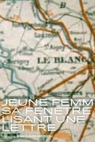 Jeune femme  sa fentre lisant une lettre' Poster