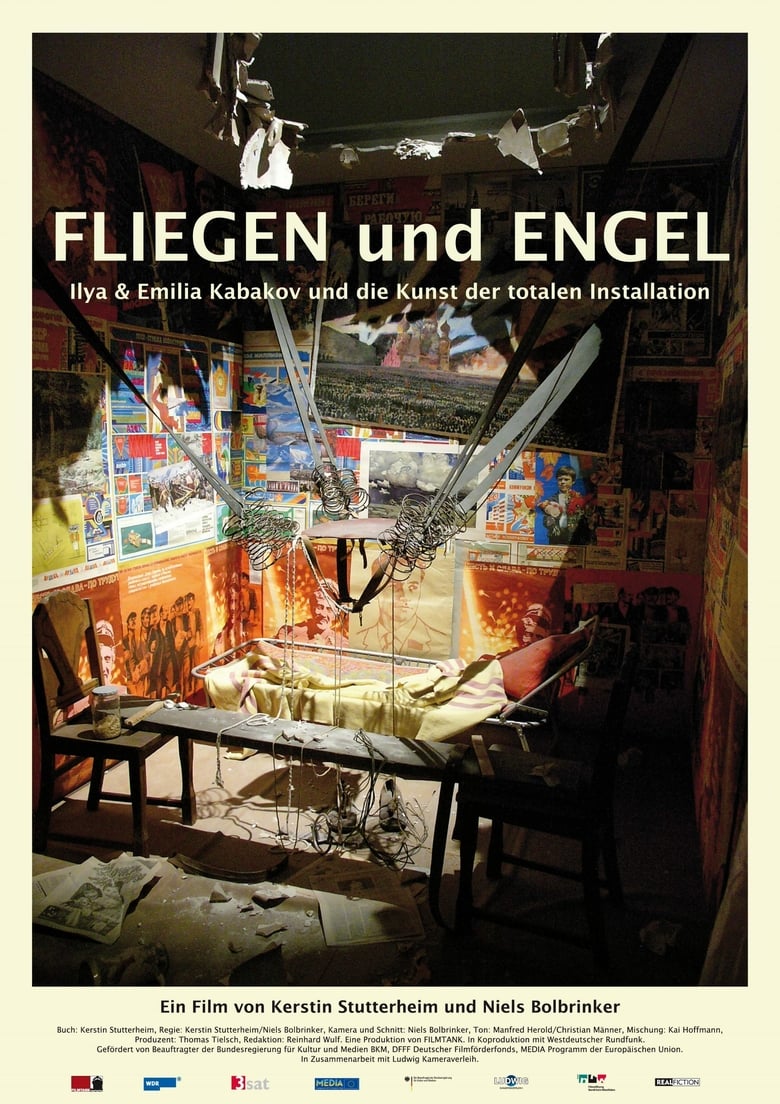 Fliegen und Engel Poster