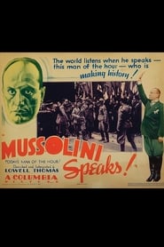 Mussolini Speaks' Poster