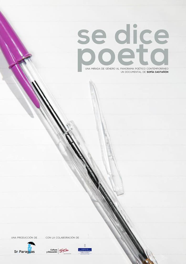 Se dice poeta Poster