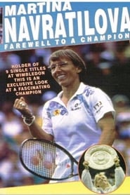 Martina Farewell to a Champion' Poster