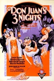 Don Juans 3 Nights' Poster