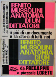 Benito Mussolini Anatomy of a Dictator' Poster