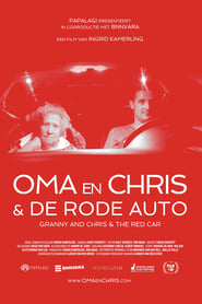 Oma en Chris  de rode auto' Poster