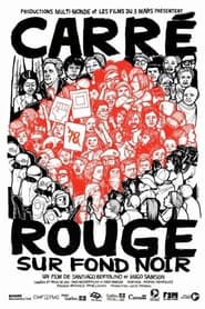 Carr rouge sur fond noir' Poster