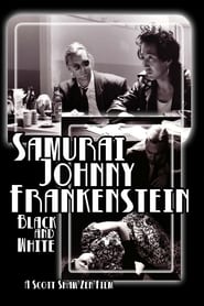 Samurai Johnny Frankenstein Black and White' Poster