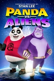 Panda vs Aliens' Poster