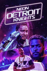 Neon Detroit Knights' Poster
