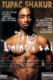 Tupac Shakur Thug Immortal' Poster