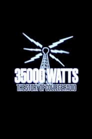 35000 Watts The Story of College Radio' Poster