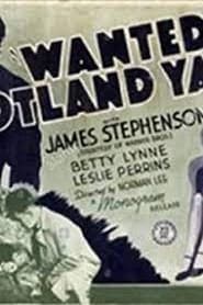 Wanted by Scotland Yard' Poster