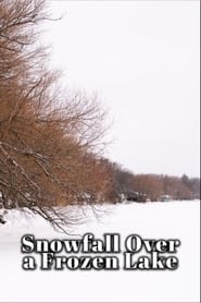 Snowfall Over a Frozen Lake' Poster